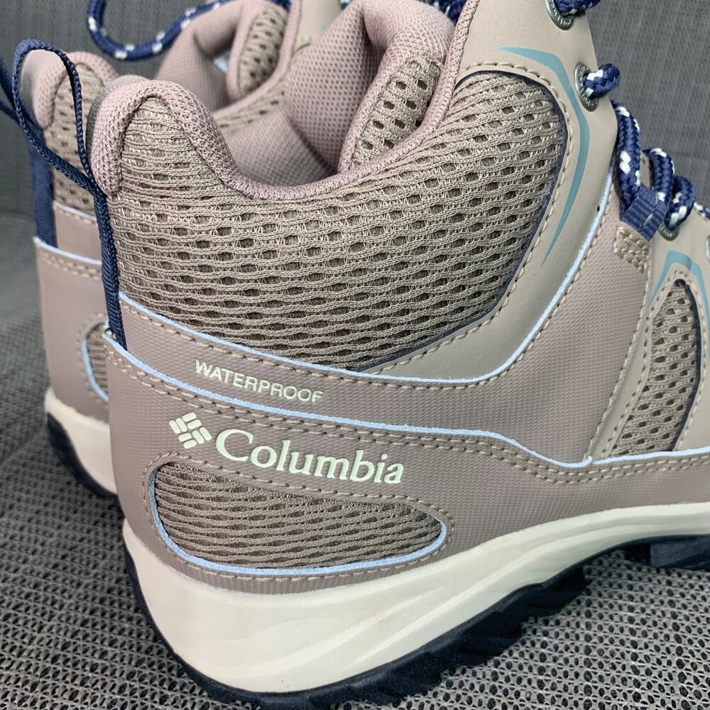 Columbia Granite Trail Womens Size 9.5W Beige Mid Waterproof Hiking Boots - Picture 4 of 8